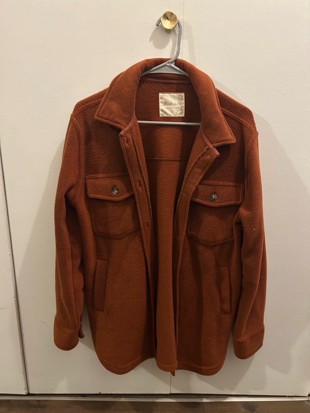 Women’s Sherpa Jacket - Rust Brown